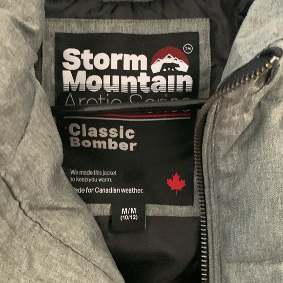 Storm mountain grey bomber jacket (Urban Kids). - Picture 4 of 10